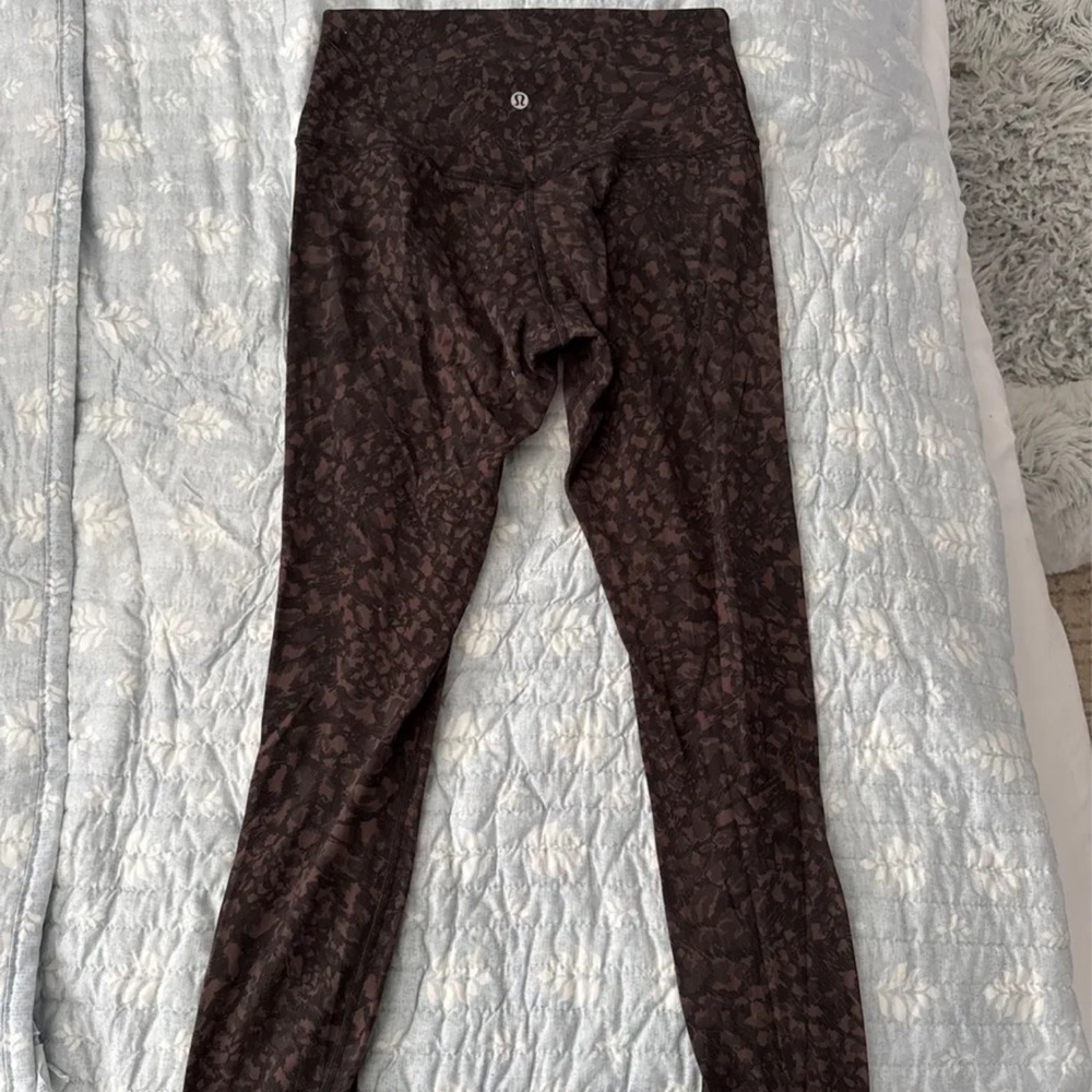 Lululemon Brown Patterned Leggings